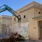 للايجار معدات هدم و حفر بوكلينات