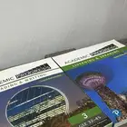 كتب جامعية مستخدمة شبه جديده انجليزي لفل 1و2 و ماث