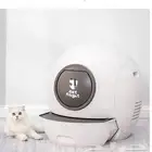 لتر بوكس إلكتروني.. حمام للقطط تنظيف ذاتي .. لتر بوكس