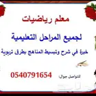 معلم رياضيات ابتدائي متوسط ثانوي للتواصل واتس