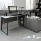 مكاتب مودرن خشب متوفر مقاس متر و 60 و متر و 40