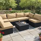 جلسة خارجية مكون من 6 مقاعد مفرد و طاولة صناعة صينية