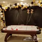 طاولات هوكي وفرفيرات وتنس وبلياردو