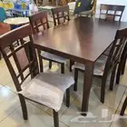 أجود وأقوى طاولات الطعام المودرن خشب زجاج رخام جديد بلكرتون