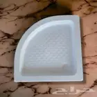 زاوية حوض قدم اكريليك 80 80 سنتي فوق البلاط