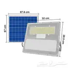 كشاف قوي جدا على الطاقة الشمسية 6300 شمعه بريموت تحكم .