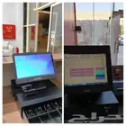جهاز كاشير جديد ومستخدم لمس وبدون كاشير مطعم تموينات كافي