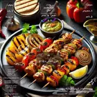بهارات شيش طاووق_طبيعي مدخن