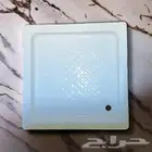 حوض قدم مربع 80 80 ابيض فوق البلاط اكريليك ادوات الصحية