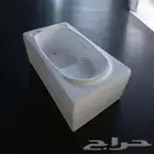 اكريليك بانيو جلسة بدون جلسة 130 70 فوق البلاط