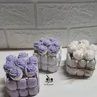 باقات ورد الفواحه بالشمع