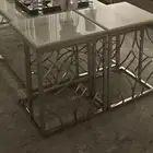 طاولات رخام استيل