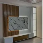 ديكور شاشة غرفة نوم عادي و قماش سرائر ديكورات خشب ديكورات