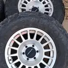 جنوط ميثود نيكل فضي وكفرات حجري 285 70 17تاريخ اخر2022