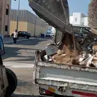 قلاب نقل مخلفات دمار تربة زراعية بطحه اسمنت بلك عتب طوب صغير