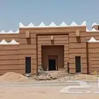 ابو ناصر التراث القديم بنيان حجر وبنيان بيت طين وسقوف