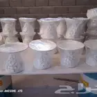 صحون تقضيم فيبر جلاص وصواني شكلاته من الفيبر جلاس ضدالكسر قو