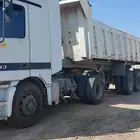 قلاب تريله اكترس للبيع او الاجار بالمدينه