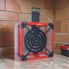 موقد احمر اربع مفاتيح