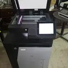 ماكينة تصوير ملونة( 4ف1) ليزرية ماركة اتش بيHP بحالة الجديدة