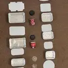 صحون قصدير و كاسات بغطاء