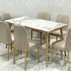 طاولات طعام خشب ماليزية او رخام