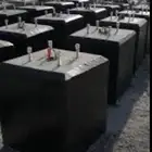قواعد خرسانية وأعمدة انارة ومناهيل جميع المقاسات