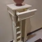 انتيكا قاعدة وادراج خشبية