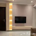 ديكورات واجهة شاشه ادراج  شيبورد   بديل الرخام.