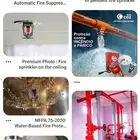 انذار الحريق والمضخات والرش الالي