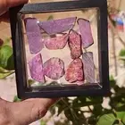 احجار ياقوت خام طبيعية مشروطة على فحص الجهاز أحجام راهي