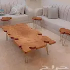 جديدنابديل جذوع الشجرطاولات خشب السنديان مقصوص سي ان مضمون
