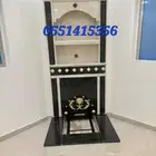 مشبات نار قرميد تلبيس قماش مشبات رخام