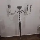 شمعدان فضي - عمود ديكور