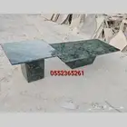 طاوله رخام اخضر الفخامة