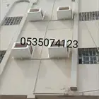 شبابيك شوك طيور غطاء مكيف للفائيبر جلاس مع التركيب بدون الر