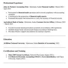 محاسب حديث تخرج