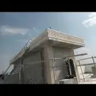 لياسه ملونه بالاسمنت الابيض وبطحاء الرياض مع العازل