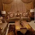 طقم كنب كلاسيكي ملكي ذهبي فاخر جدا جدا