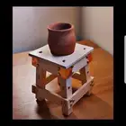 كوب تراثي مع قاعده تراثية ارضية