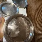 صواني سلستيل نظيفه نوعيه ممتازه.4 قطع مقاسات مختلفه