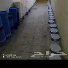 سطل بلاستيك للحمام والتخزين
