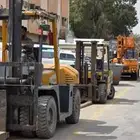 فوركلفت رافعه شوكيه سكينه كرينات ونش جي سي بي17متر لليجار