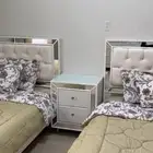 غرف نوم _ غرفة نوم سرير زوجي _ غرفة نوم سريرين نفر ونص