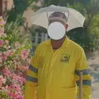 مظلة الرأس لون ابيض للتوزيع الخيري