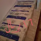 سرير حديد ومرتبة شبة جديد   كنب