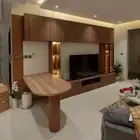 ديكور شاشه تلفزون