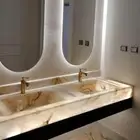 تصميم مغربي مغاسل طبيعي الصناعي رخام جميع الرخام