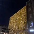 انارات المباني ستاره على المباني