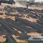 رش رمل وبويه لا جميع انواع المعدات الثقيله ولا الحديد الجديد